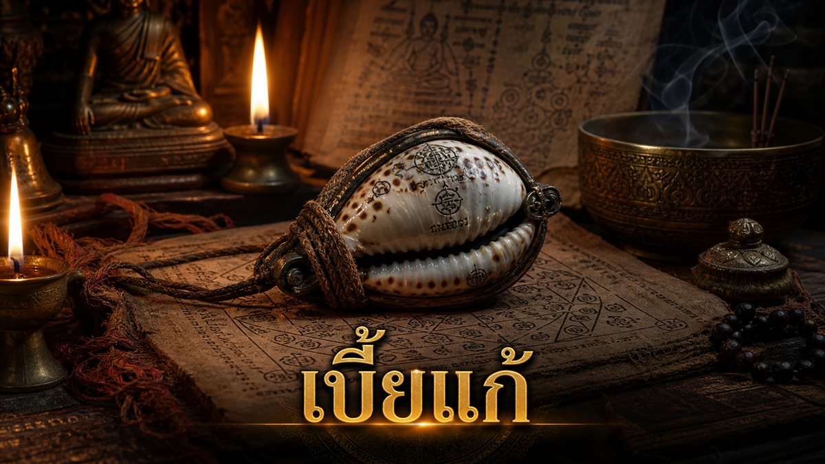 เบี้ยแก้: ประวัติ ความเชื่อ พุทธคุณ และคาถาวิธีบูชา