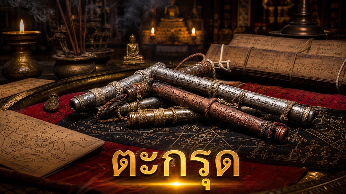 ตะกรุด: ประวัติ ประเภท พุทธคุณ และคาถาวิธีบูชา