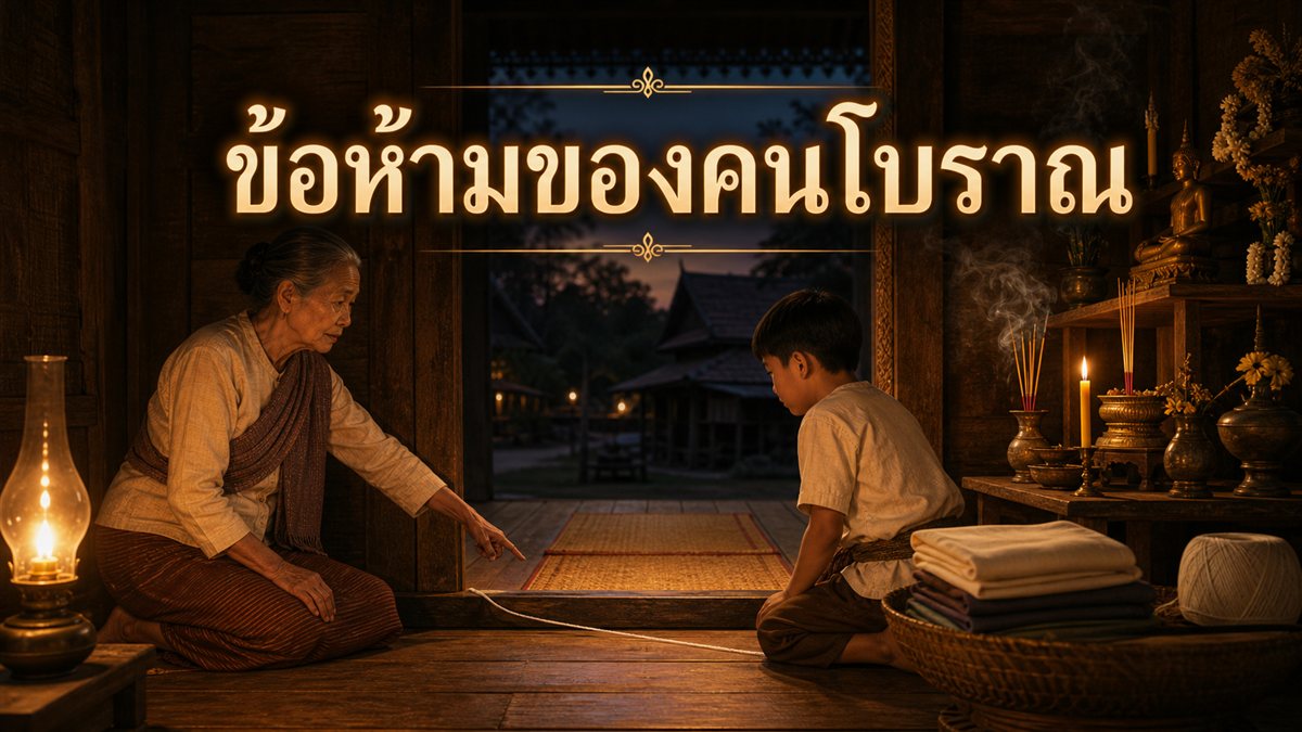 ข้อห้ามของคนโบราณ: ความเชื่อและภูมิปัญญาที่ซ่อนอยู่เบื้องหลัง