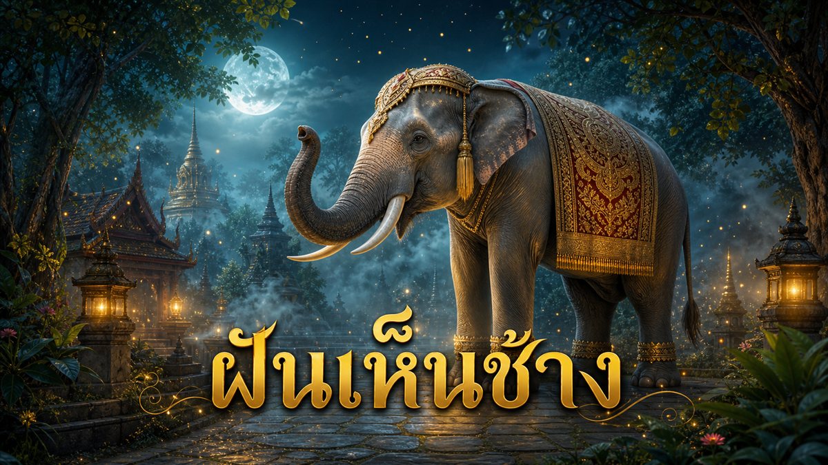 ฝันเห็นช้าง ทำนายฝัน ความหมาย วิธีแก้ฝัน พร้อมเลขเด็ดนำโชค