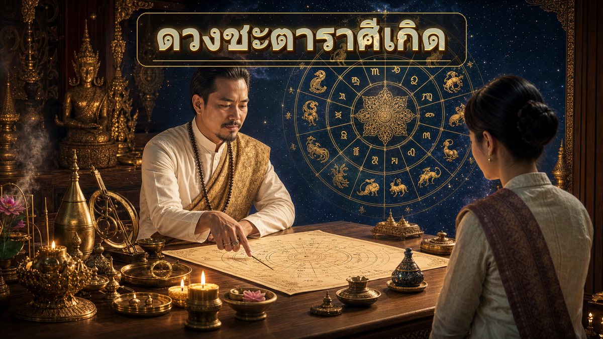 ดูดวงชะตาตามราศีเกิด 12 ราศี: การงาน การเงิน ความรัก สุขภาพ โชคลาภ