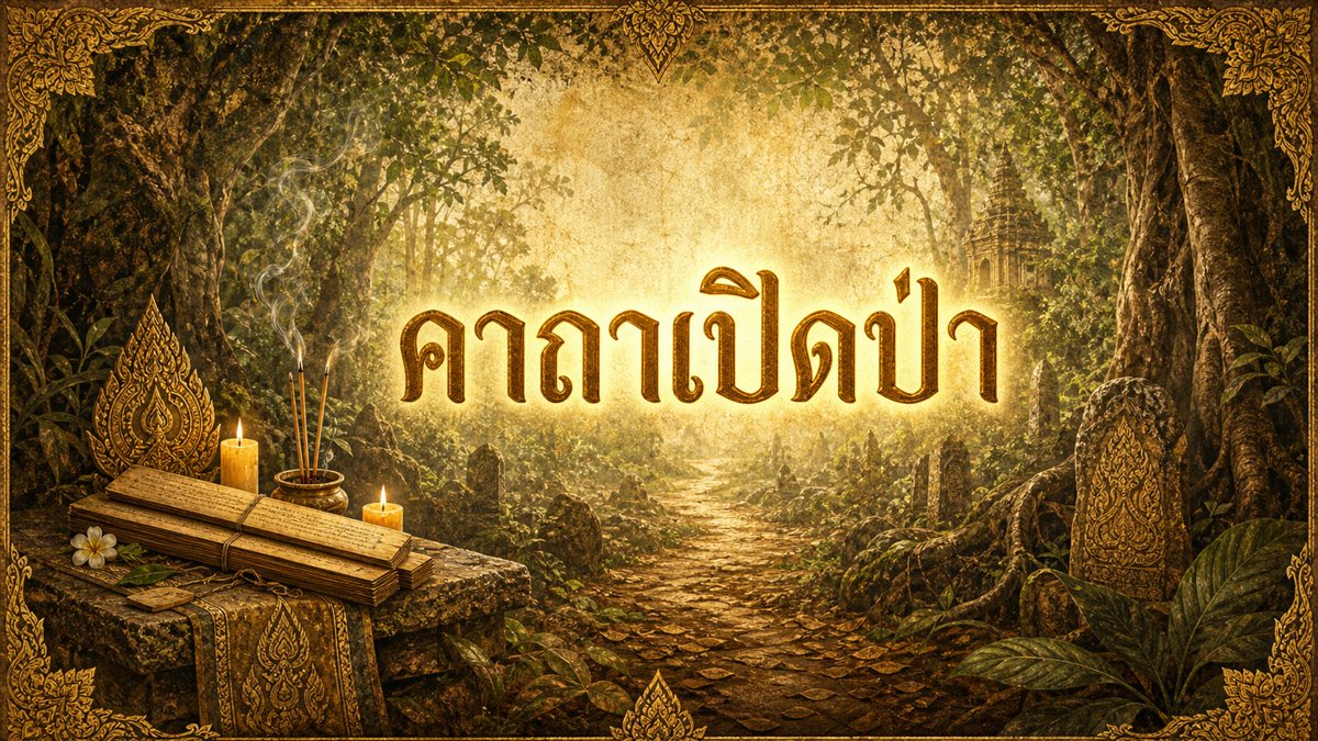 คาถาเปิดป่า: บทคาถา วิธีและกฎการเข้าป่า และการไหว้เจ้าป่าเจ้าเขา