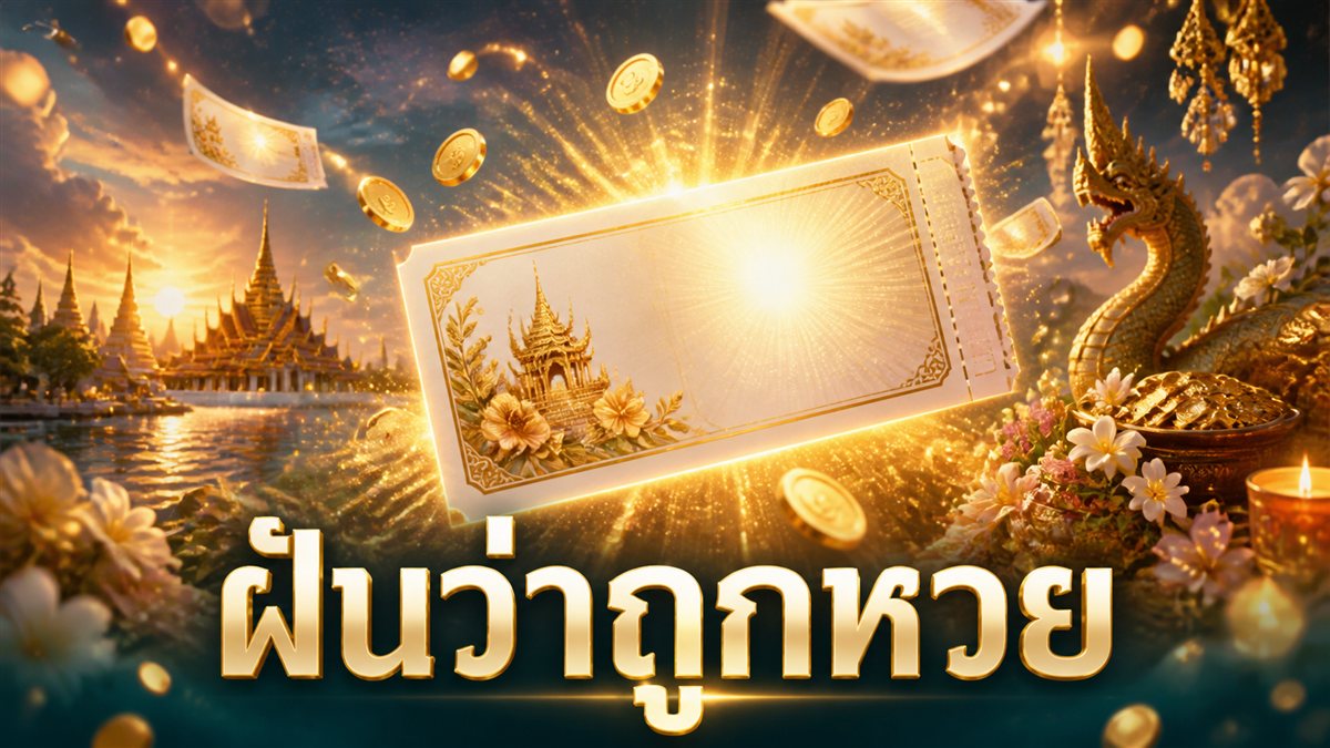 ฝันว่าถูกหวย ทำนายฝัน ความหมาย วิธีแก้ฝัน พร้อมเลขเด็ดนำโชค