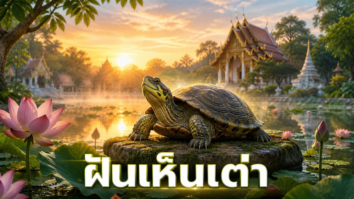 ฝันเห็นเต่า ทำนายฝัน ความหมาย วิธีแก้ฝัน พร้อมเลขเด็ดนำโชค