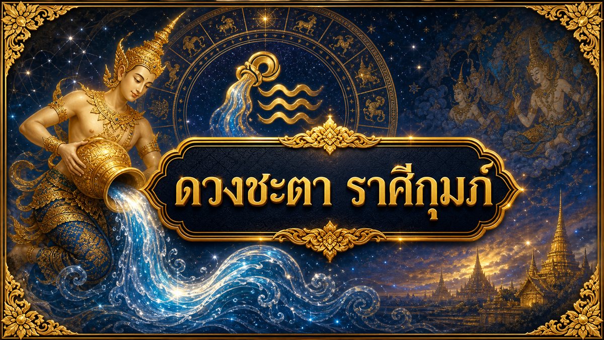 ดวงชะตาราศีกุมภ์ ปี 2569: การงาน การเรียน การเงิน โชคลาภ ความรัก สุขภาพ