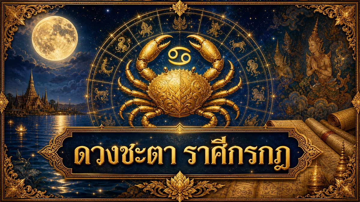 ดวงชะตาราศีกรกฎ ปี 2569: การงาน การเรียน การเงิน โชคลาภ ความรัก สุขภาพ