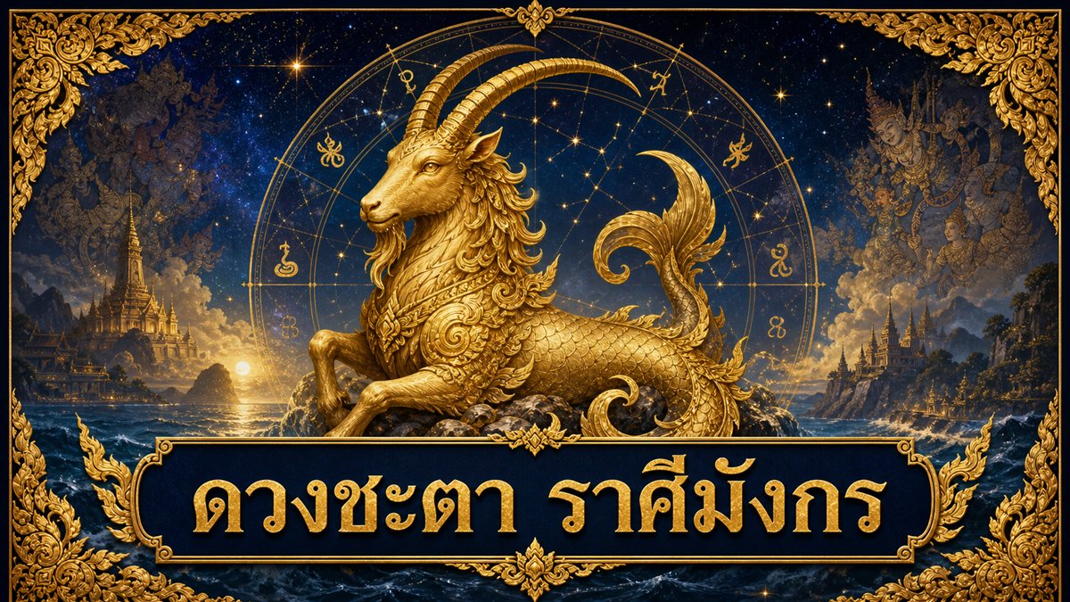 ดวงชะตาราศีมังกร ปี 2569: การงาน การเรียน การเงิน โชคลาภ ความรัก สุขภาพ