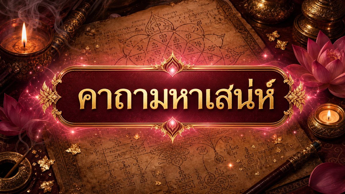 คาถามหาเสน่ห์: ที่มา พุทธคุณ เคล็ดลับการท่อง และบทคาถาฉบับย่อ
