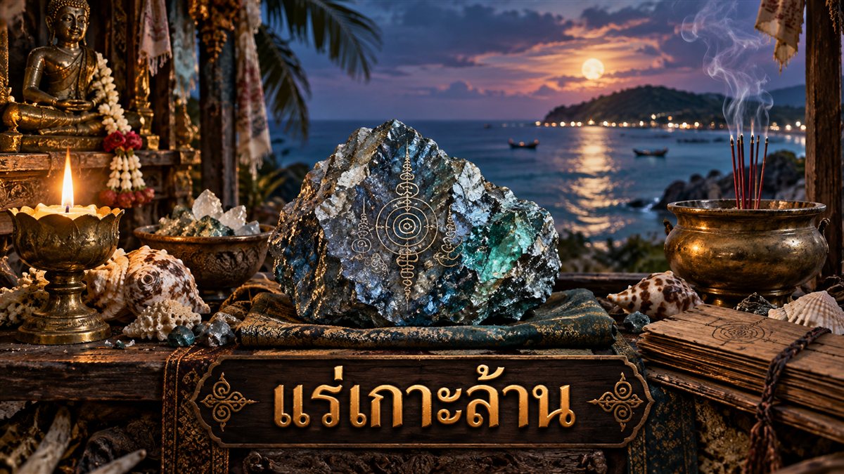 แร่เกาะล้าน: ประวัติ ความเชื่อ พุทธคุณ คาถากำกับ และวิธีบูชา