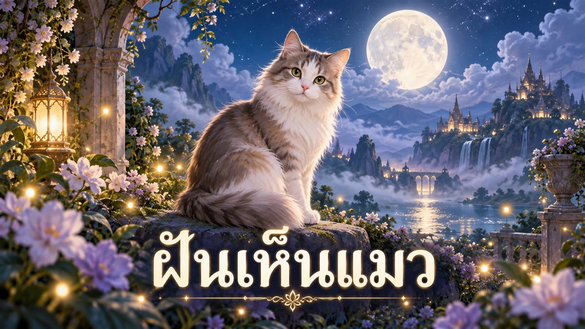 ฝันเห็นแมว ทำนายฝัน ความหมาย เลขเด็ด และวิธีแก้ฝัน