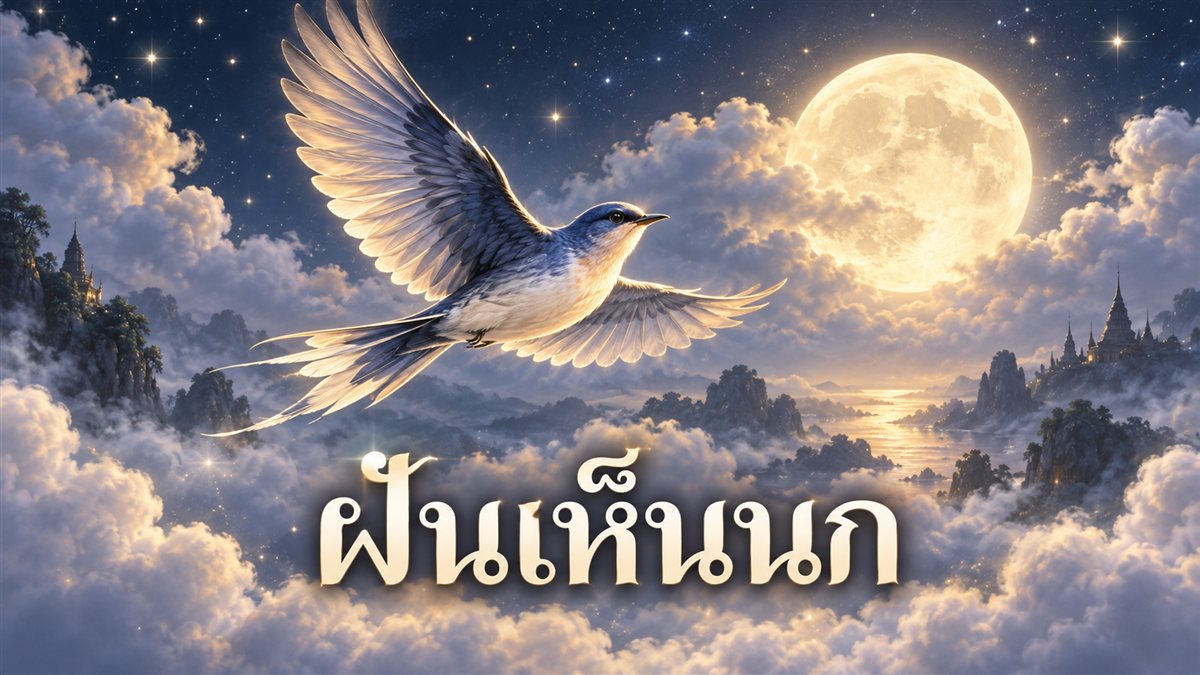 ฝันเห็นนก ทำนายฝัน ความหมาย เลขเด็ด และวิธีแก้ฝัน