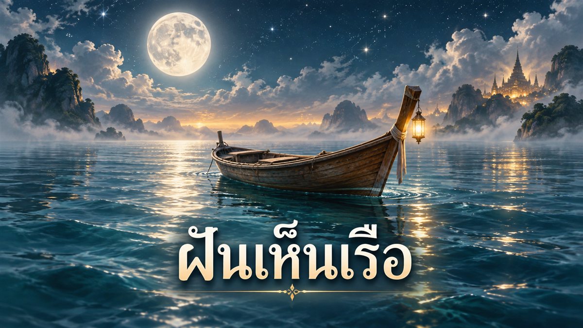 ฝันเห็นเรือ ทำนายฝัน ความหมาย เลขเด็ด และวิธีแก้ฝัน