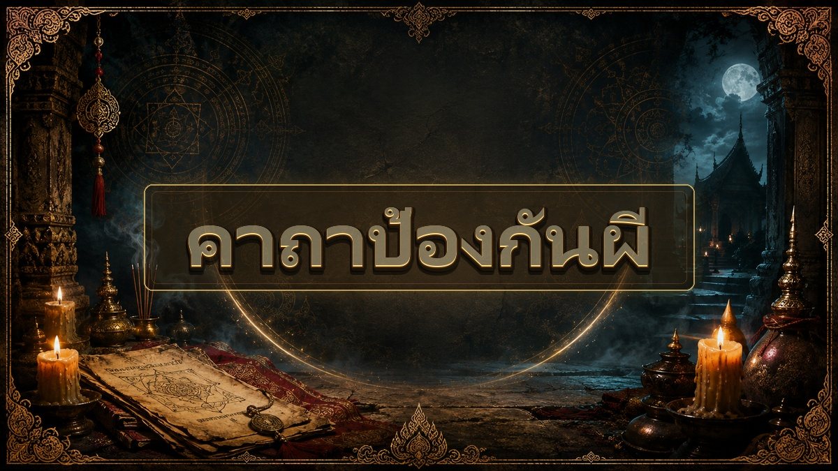 คาถาป้องกันผี: ประวัติ พุทธคุณ เคล็ดลับการท่อง และบทสวดที่ควรรู้