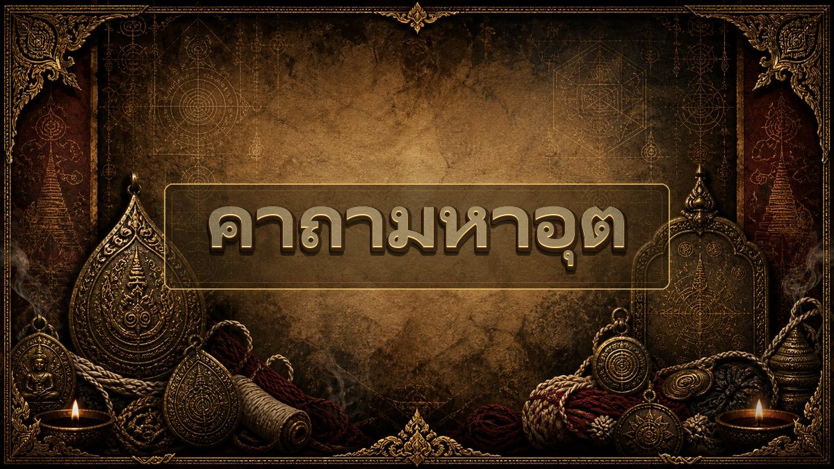 คาถามหาอุต: ประวัติ พุทธคุณ เคล็ดลับการท่อง และบทคาถาฉบับย่อ